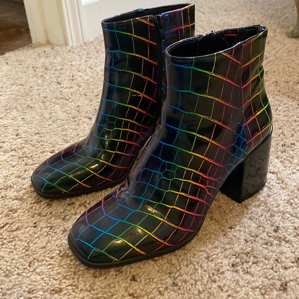Rainbow Booties